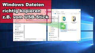 Dateien unter Windows kopieren Win XP bis Win 11 [upl. by Linnie826]