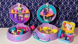 Polly Pocket 2 in 1 Disco Ball Playset and Pet Centre Compact 🤖🤖🤖🤖🤖 [upl. by Esiouqrut]