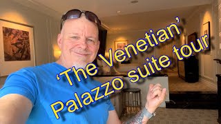 The Venetian Palazzo room tour Vegas [upl. by Ahsinal]