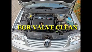 EGR VALVE CLEANING VW TDI [upl. by Ahsrav115]