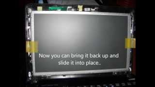 How to replace an ASUS EEE PC Notebook Screen [upl. by Ailec]