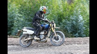 Triumph Scrambler 1200  Offroad review  XC vs XE [upl. by Sephira629]