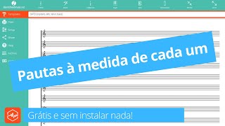 Blank Sheet Music Net  Site para fazer pautas  pentagramas  tablaturas à medida  GRÁTIS E FÁCIL [upl. by Socrates]