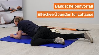 Bandscheibenvorfall  Effektive Übungen für zuhause [upl. by Tjader]