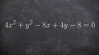 How to find the center foci and vertices of an ellipse [upl. by Botnick]