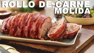 Receta➡Rico Rollo de Carne Molida Bien Tasty [upl. by Savage]