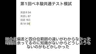 【ベネッセ駿台共通テスト模試】自称進に通う東大受験生の自己採点 [upl. by Tuesday]