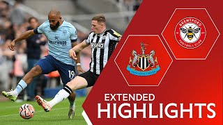 Newcastle United 10 Brentford  Extended Highlights [upl. by Braden]