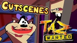 Taz Wanted All Cutscenes Full Game Movie PC PS2 Gamecube XBOX [upl. by Joletta]