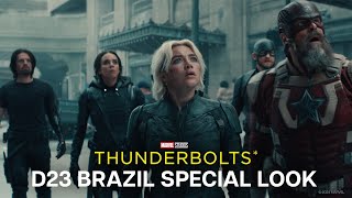 Marvel Studios’ Thunderbolts  D23 Brazil Special Look  In Cinemas 2025 [upl. by Attennaej484]