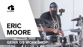 Eric Moore playing the GEWA Drum Workstation G9 [upl. by Remmos446]