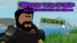 How to get good at pvp  roblox the survival game [upl. by Theone]