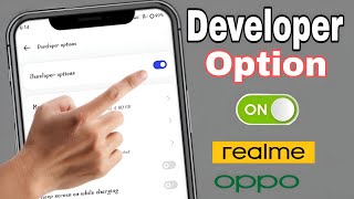 Developer options kivabe on kore  how to enable developer option android  2024  Realme amp Oppo [upl. by Enieledam]