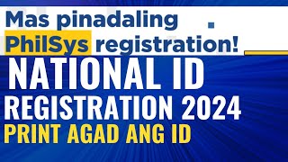 PAANO KUMUHA NG NATIONAL ID 2024 nationalidregistration nationalid philsys [upl. by Eliathan773]