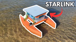 Autonomous Starlink powered RC boat  control from anywhere [upl. by Hairakcaz446]