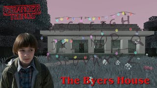 Minecraft  How to build The Byers House from Stranger Things [upl. by Cimbura]