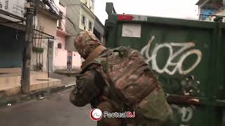 Operação Policial do 18° BPM no Morro do Jordão [upl. by Artsa]