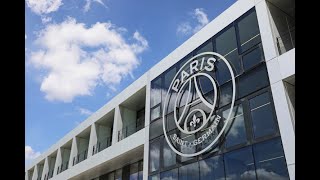 Le nouveau centre dentraînement du PSG à Poissy en video [upl. by Meekah]