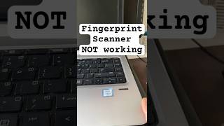 Laptop Fingerprint scanner Not Working computer laptoprepair [upl. by Atla295]