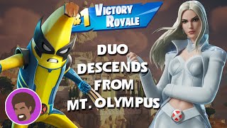 Duo Descends From Mt Olympus Chapter 5 Season 4 FORTNITE [upl. by Ailam]