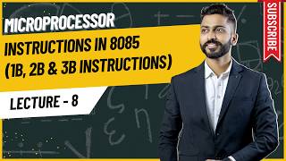 Lec8 Instruction in 8085  1B 2B amp 3B Instructions  Opcode amp Operand  Microprocessor [upl. by Yelmene]