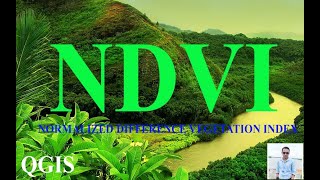 NORMALIZED DIFFERENCE VEGETATION INDEX NDVI MAP USING QGIS BY PRITOM HOWLADAR [upl. by Onileba]