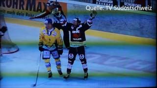 EHC Chur vs EHC Arosa quotSkandaltorquot [upl. by Atnauqahs]