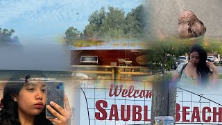 A trip to Sauble Beach  Canada  Summer  Amrita Vlogs [upl. by Ocko539]