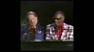 🔥 Willie Nelson amp Ray Charles Magic quotGeorgia on My Mindquot Duet Live in 1986 [upl. by Sell824]