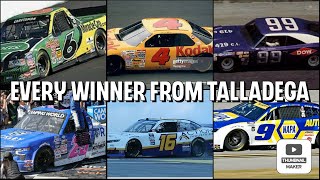 Every NASCAR Winner from Talladega Superspeedway 1969  2022 [upl. by Ahusoj]