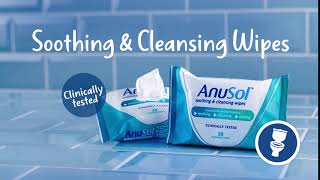 Anusol offers even more relief with 🆕 Flushable amp Biodegradable Wipes 5quot [upl. by Ydieh]