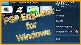 How to play PSP games on computer Install PSP Emulator PPSSPP on Windows [upl. by Floss]