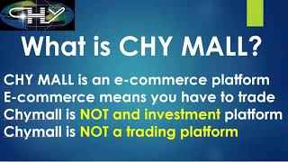 CHY MALL Review 1  What is Chy Mall  How does it operate How can I make money [upl. by Aliwt]