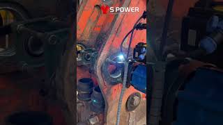 Automatic welding machine repair heavy equipment S power enginemachining lineboring [upl. by Purcell]