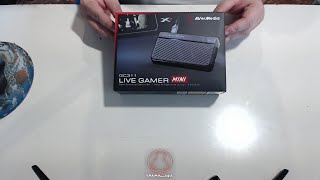 AverMedia Live Gaming Mini Unboxing instalación y configuración español [upl. by Lusty]