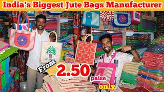 Jute Bag Manufacturer Bags Wholesale Market Bags WholesalerBags Businessschool bagscollege bags [upl. by Ephram]