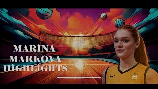 MARİNA MARKOVA HİGHLİGHTS  VAKIFBANK  FENERBAHÇE [upl. by Adnih369]