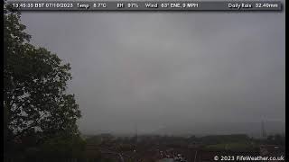 7 October 2023  Lochgelly WeatherCam Timelapse [upl. by Efal479]