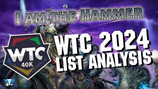 WTC List analysis for Grey Knights  I am the Hammer [upl. by Mylor]