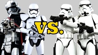 First Order Stormtroopers vs Imperial Stormtroopers  Armor Weapons and Training Comparison [upl. by Aneeled]