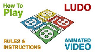 Ludo Board Game Rules amp Instructions  Learn How To Play Ludo Game [upl. by Elletse]