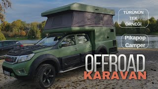 PIKAPOP KARAVAN Ayrıntılı İnceleme Çift Kabin Pikap Karavan [upl. by Jecon]