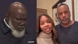 T D Jakes daughter and soninlaw finally revealed the health condition of TD Jake newsbbnaija [upl. by Ahsekram]