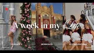 VLOG 27  Week in my life as a student athlete at Fordham University  College Dance Team  NYC Vlog [upl. by Bo]