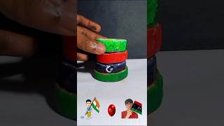 Indian 🇮🇳 Libya 🇱🇾 Flag  🇮🇳 Indian Flag Drawing shorts art youtubeshorts [upl. by Odlanar]