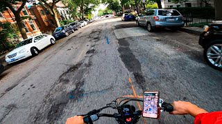 Biking Through Chicagos Busy Streets Food Delivery Adventures [upl. by Erving]