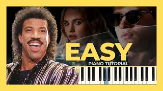 EASY like Sunday morning  easy piano tutorial  Lionel Richie  The Commodores [upl. by High234]