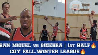 SAN MIGUEL vs GINEBRA  1st HALF🔥CGY FALLWiNTER LEAGUE🔥 [upl. by Nnod]