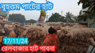 17 November 2024 আজকের পাটের বাজার দর  jute wholesale market price rates in pabna Bangladesh [upl. by Dualc]