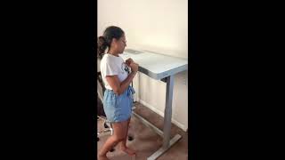 Tresanti Adjustable Height Desk Review Great for teachers [upl. by Adnohsel]